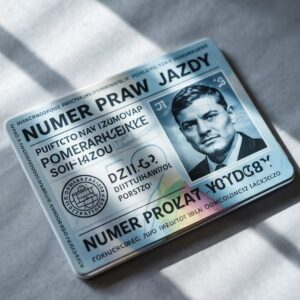 Blankiet prawa jazdy polski