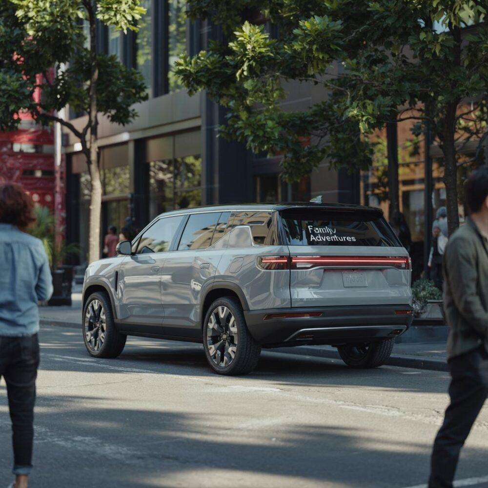 SUV na tle architektury miejskiej