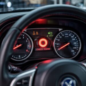 Świecąca lampka check engine
