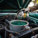 Wlewanie płynu do chłodnicy