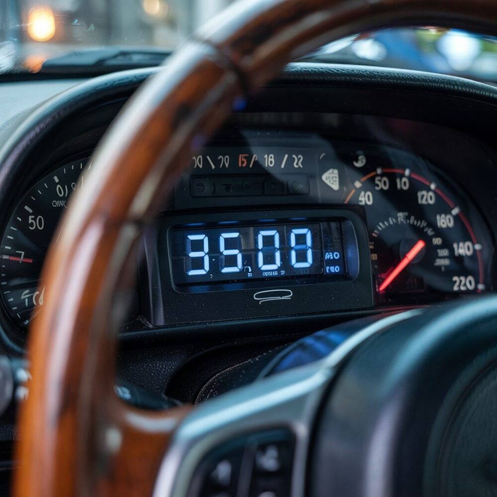 Zarysowania na liczniku