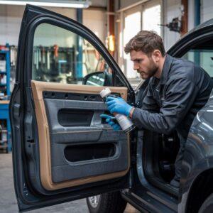 ciche wnętrze samochodu