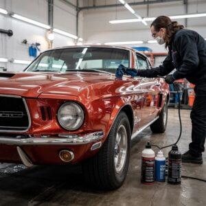 detale polerowanego lakieru