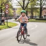 dziecko na rowerze