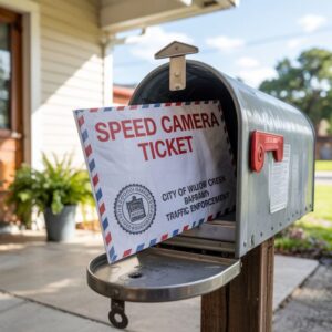 fotoradar przy drodze