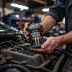 mechanik przy silniku