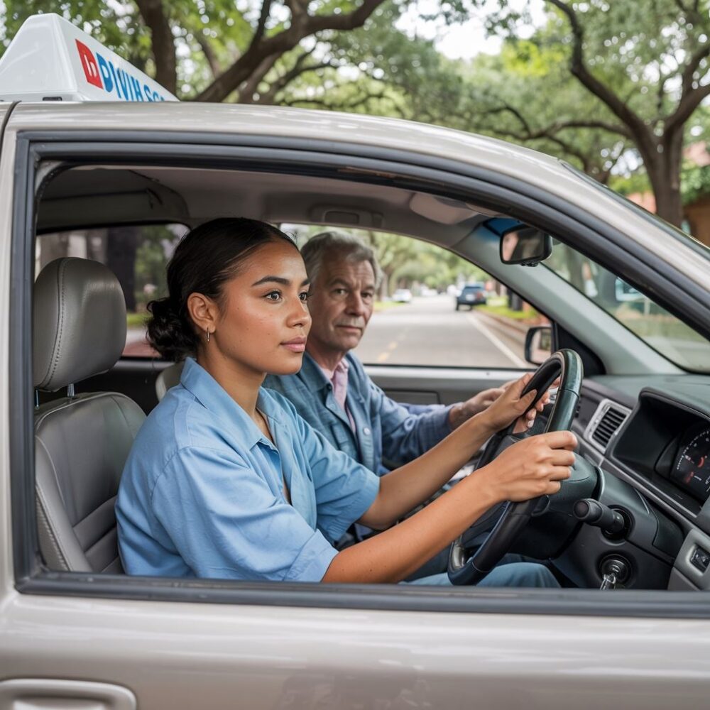 nauka jazdy samochodem