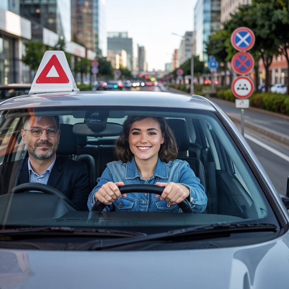 nauka jazdy samochodem