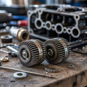 pył węglowy na szczotkach