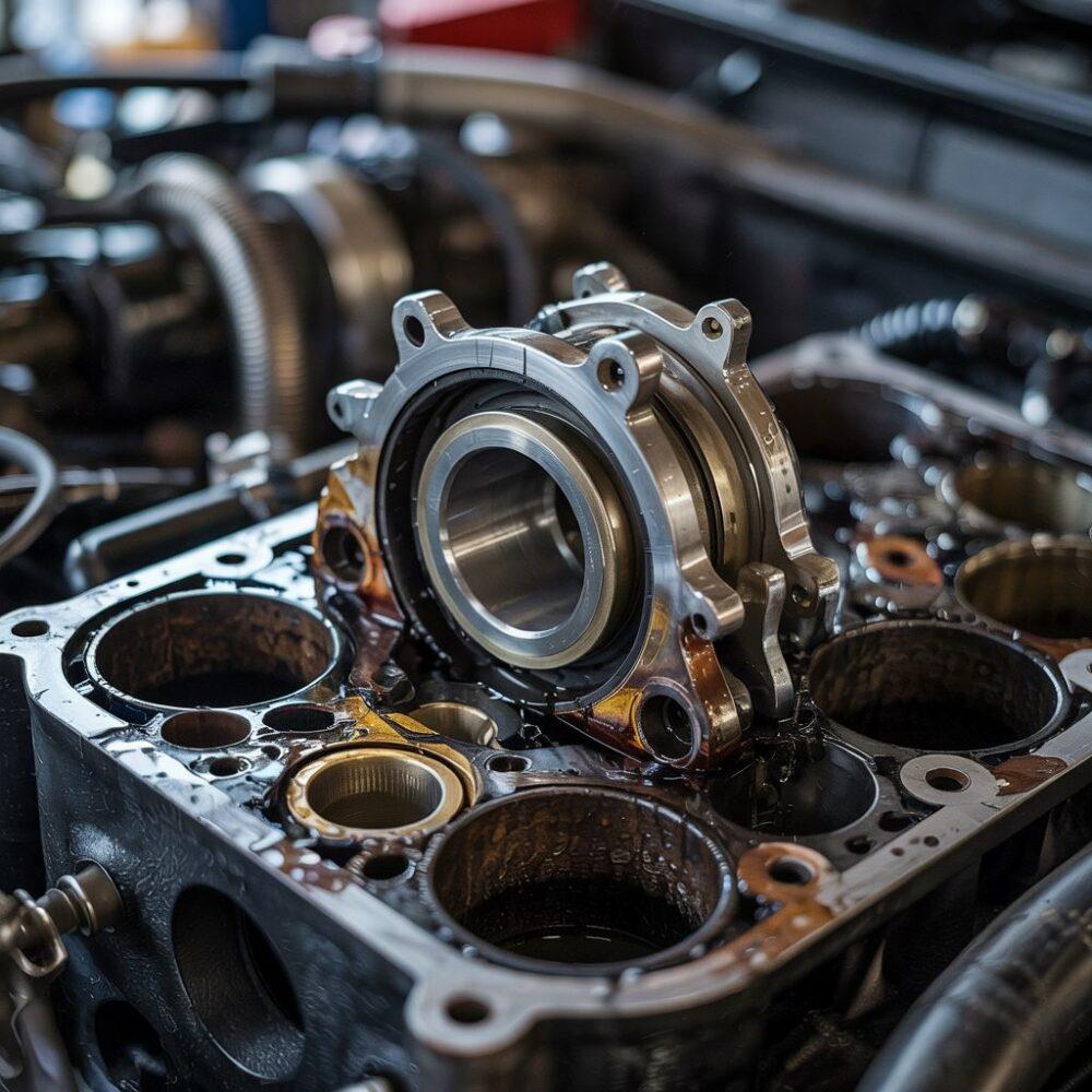 silnik samochodowy z panewką